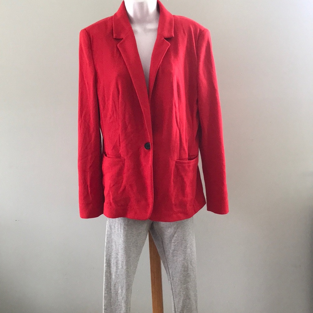 Express Womens Red Blazer - Size Large
